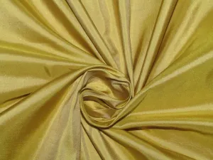 100% Pure Silk Taffeta 32 MOMME MUSTARD YELLOW color 54" wide TAF324