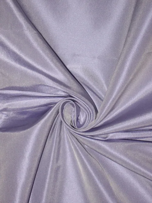 100% Pure SILK TAFFETA FABRIC Pretty Lilac continuous piece 54&quot;