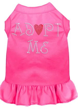 Adopt Me Rhinestone Dress Bright Pink Xxxl