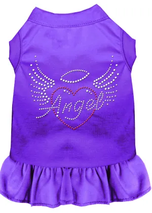 Angel Heart Rhinestone Dress Purple Xl
