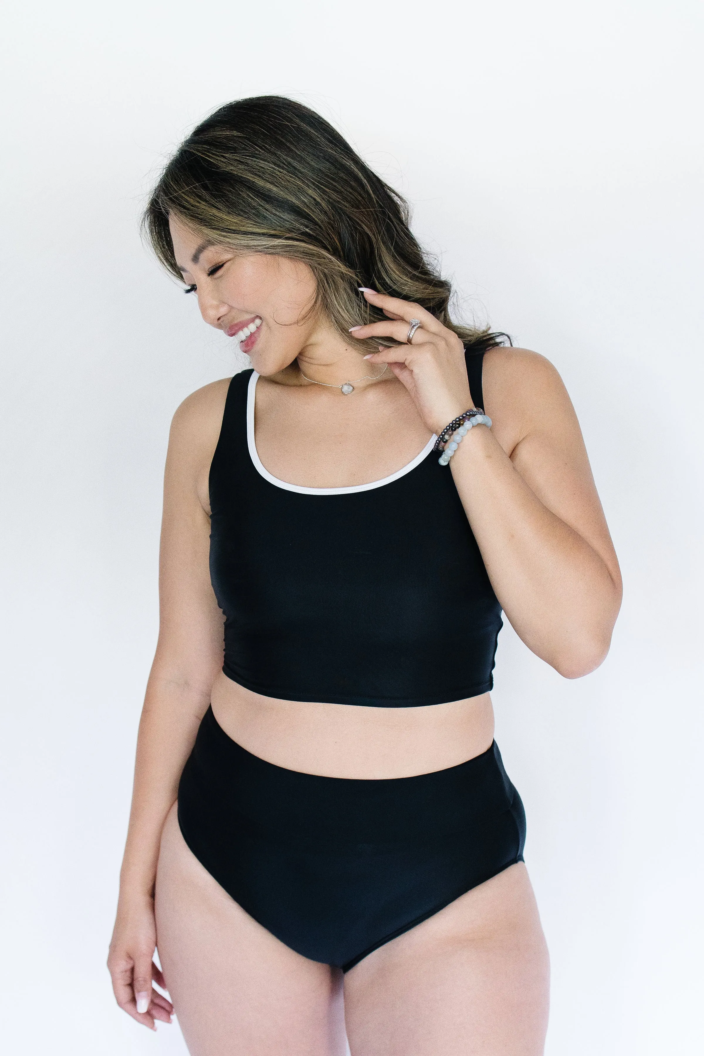 Band Mid-Rise Bottoms