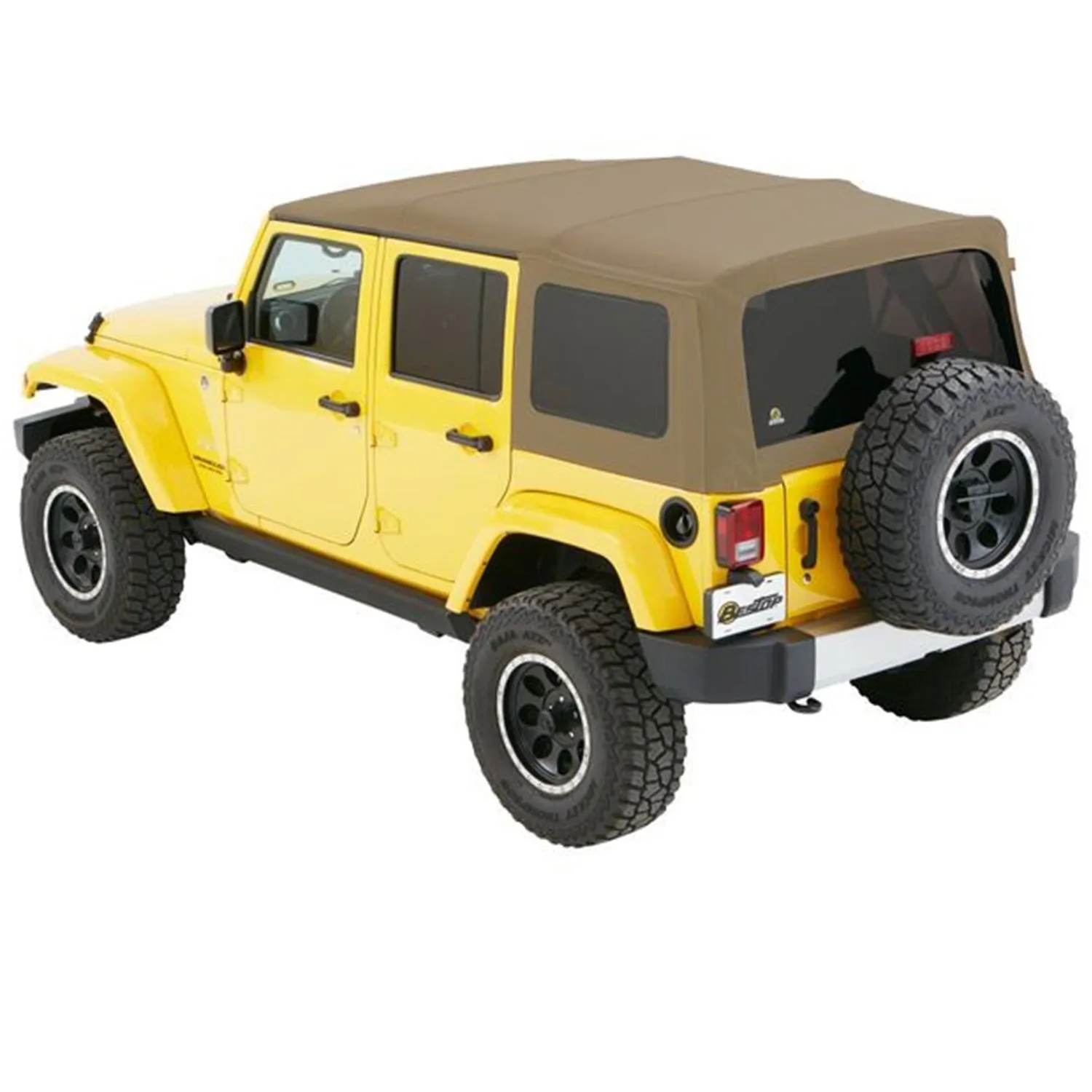 Bestop Supertop NX Twill For 2007-2018 Jeep Wrangler JK
