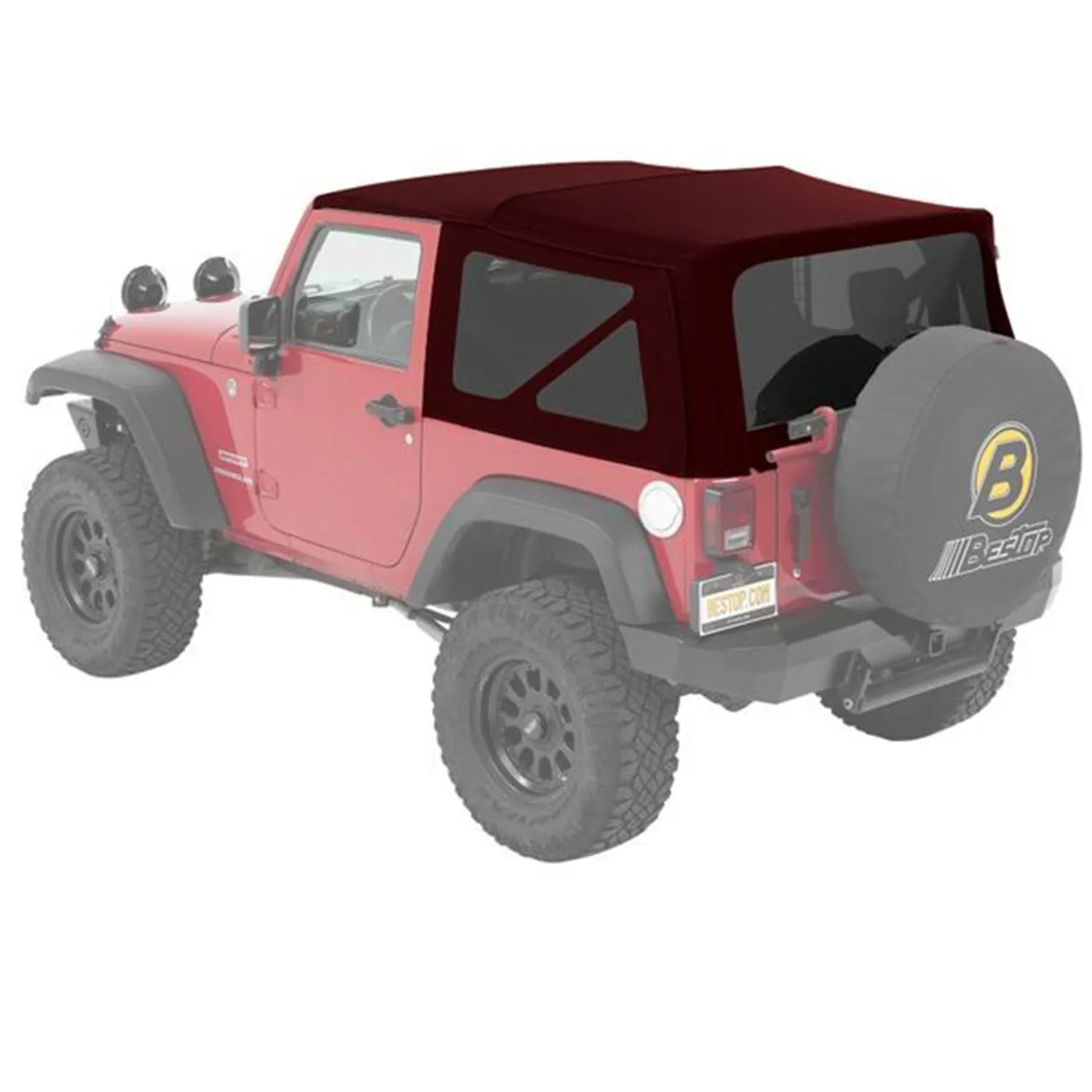 Bestop Supertop NX Twill For 2007-2018 Jeep Wrangler JK