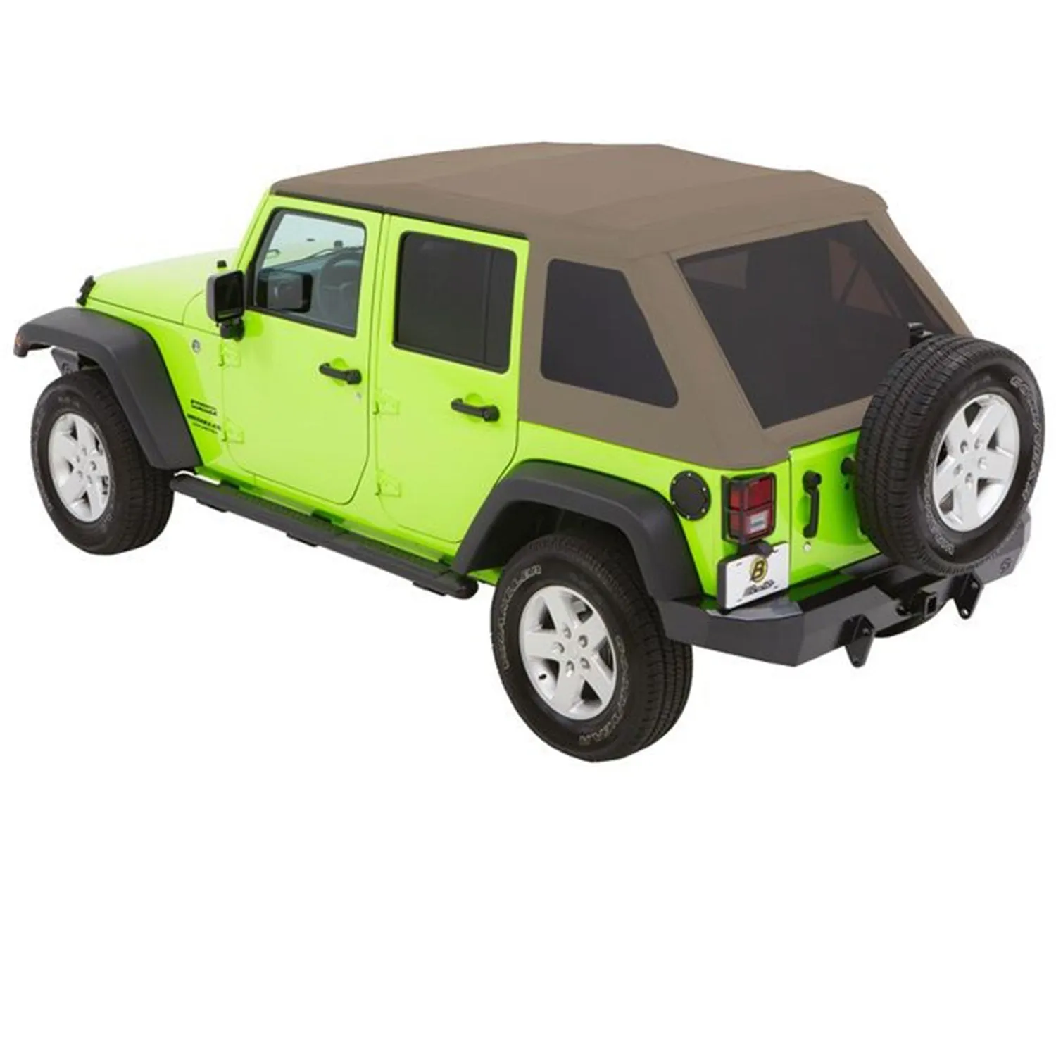 Bestop Trektop NX Glide Convertible Soft Top For 2007-2018 Jeep Wrangler jk
