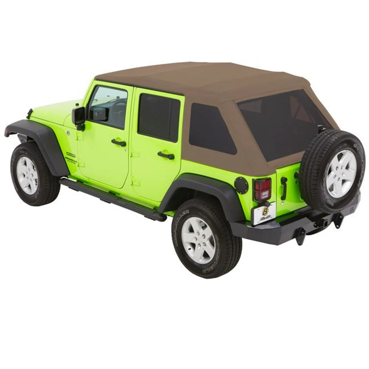 Bestop Trektop NX Glide Convertible Soft Top For 2007-2018 Jeep Wrangler jk