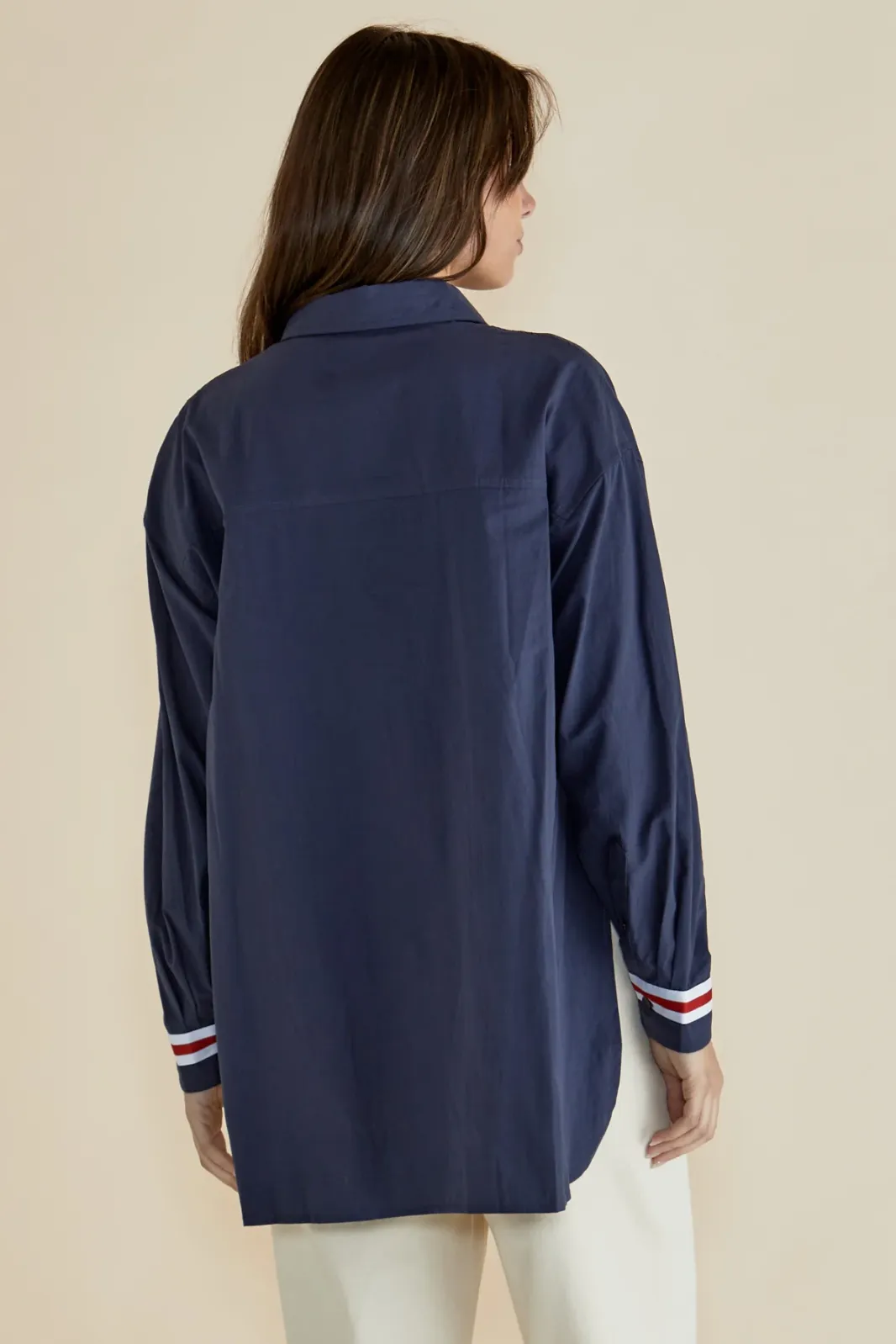 Betty Basics Claire Classic Shirt - Classic Blue