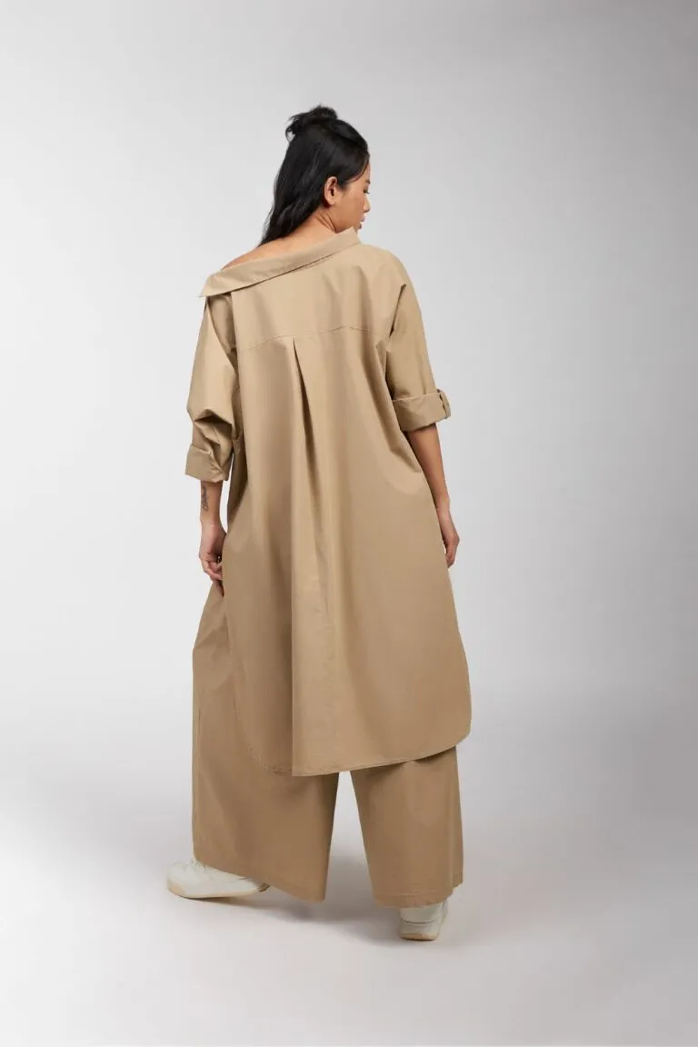 BOAT NECK HIGH-LOW TOP