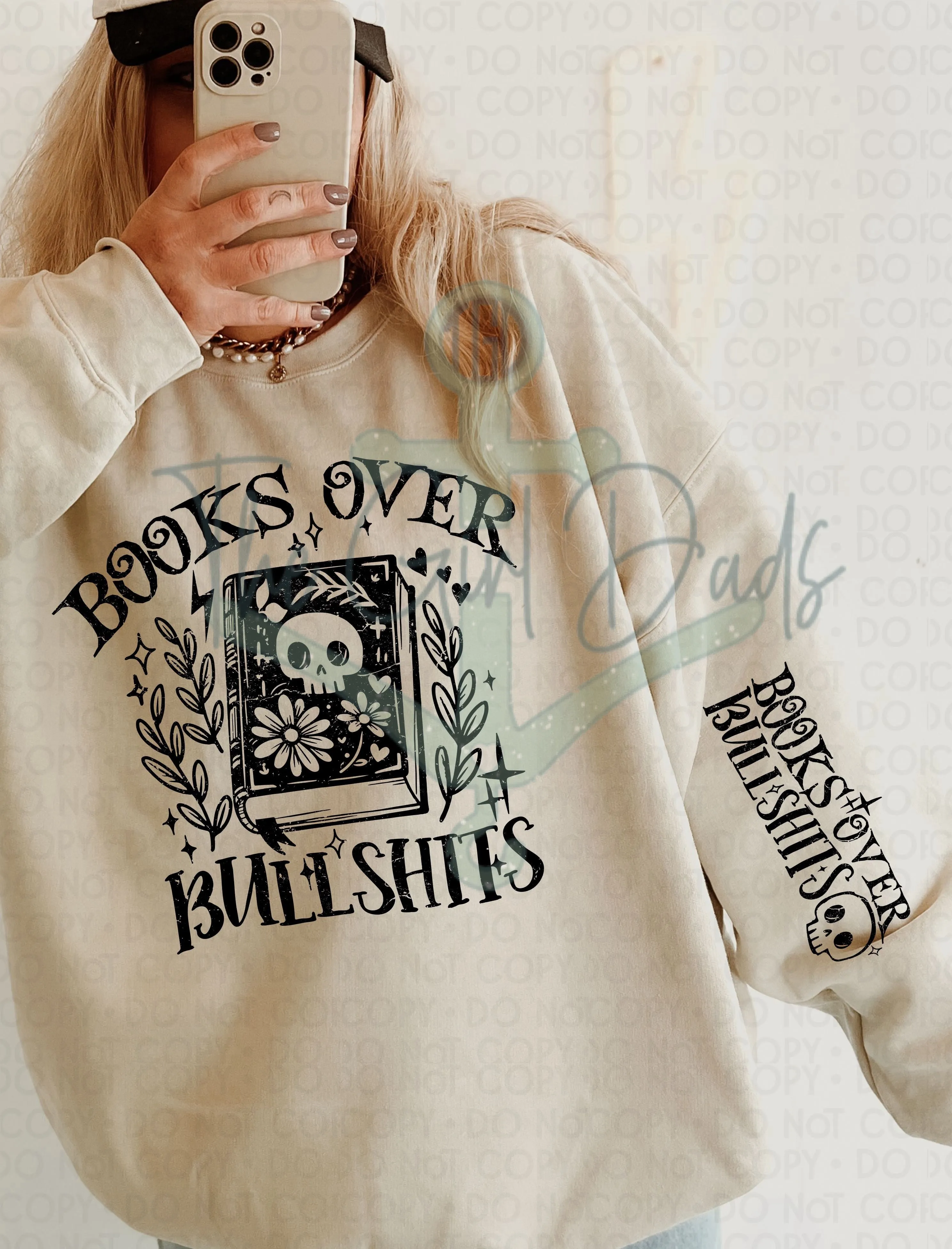 Books Over Bull Shit Top Design