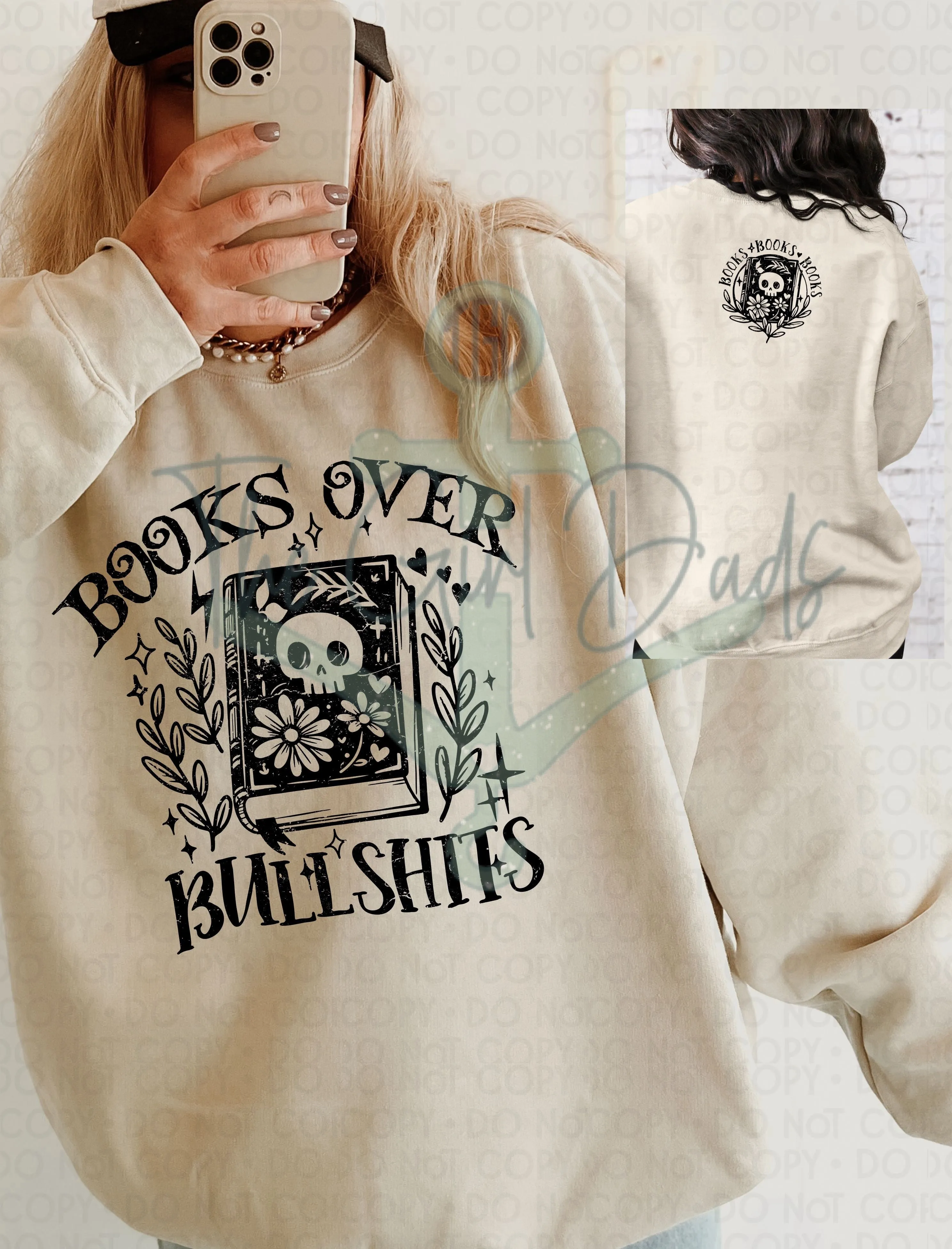Books Over Bull Shit Top Design