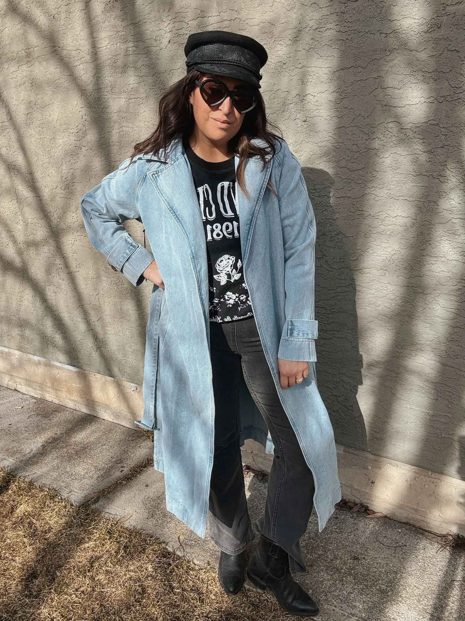 Brunette Caitlin Denim Trench