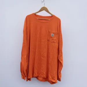 Carhartt Vintage Long Sleeve Tee - 3XL Orange