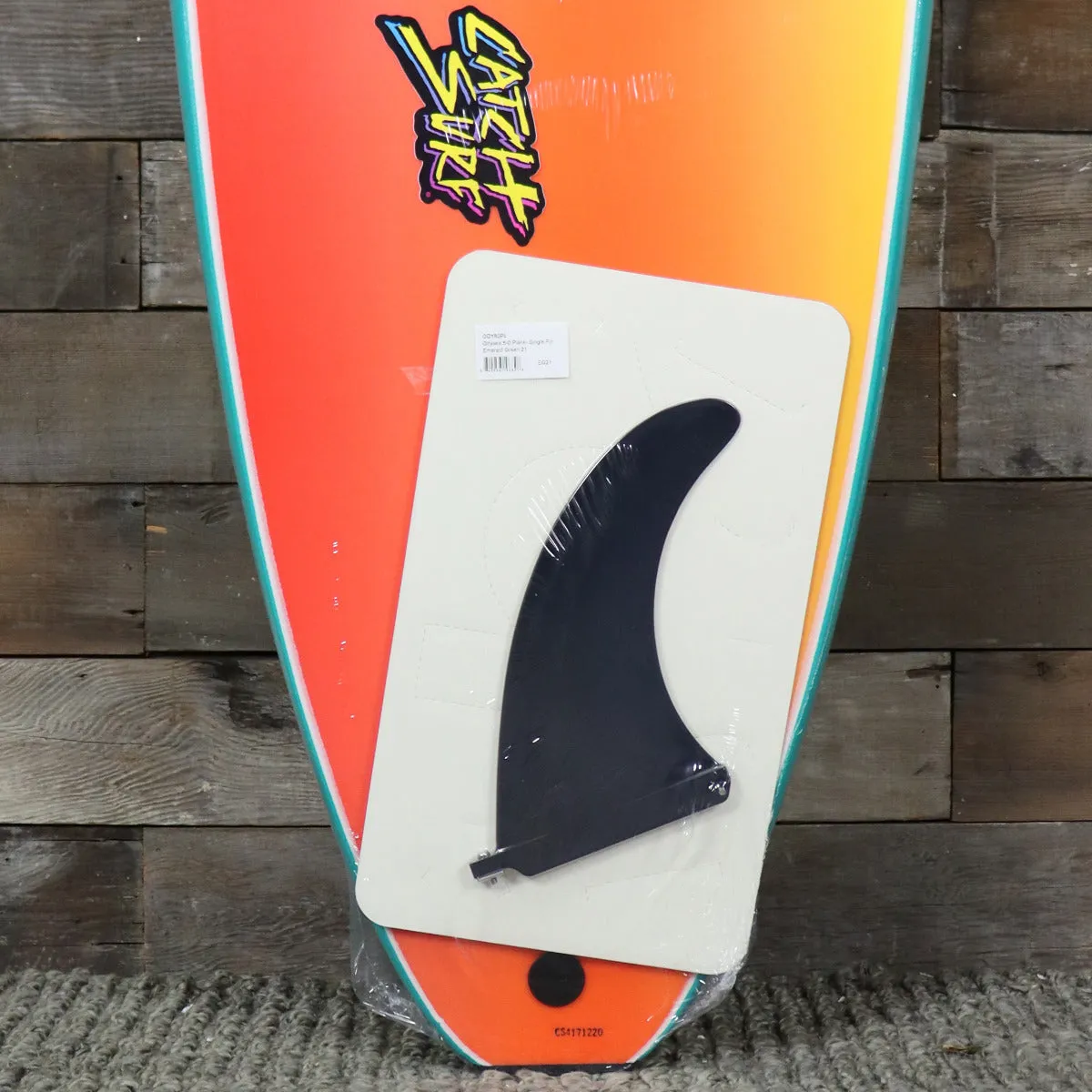 Catch Surf Odysea Plank Single Fin 8'0 x 23 x 3 ⅜ Surfboard - Emerald Green