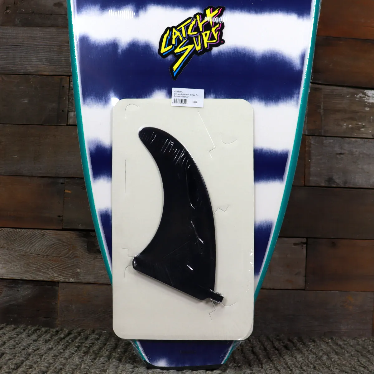 Catch Surf Odysea Plank Single Fin 9'0 x 24 x 3 ½ Surfboard - Emerald Green