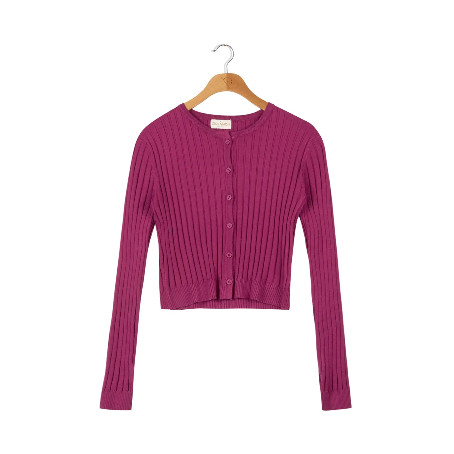 cinnamon cropped cardigan