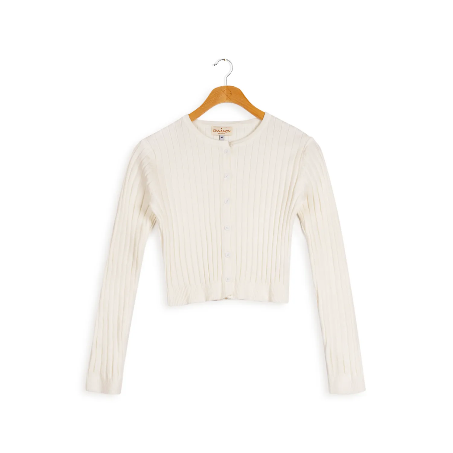 cinnamon cropped cardigan