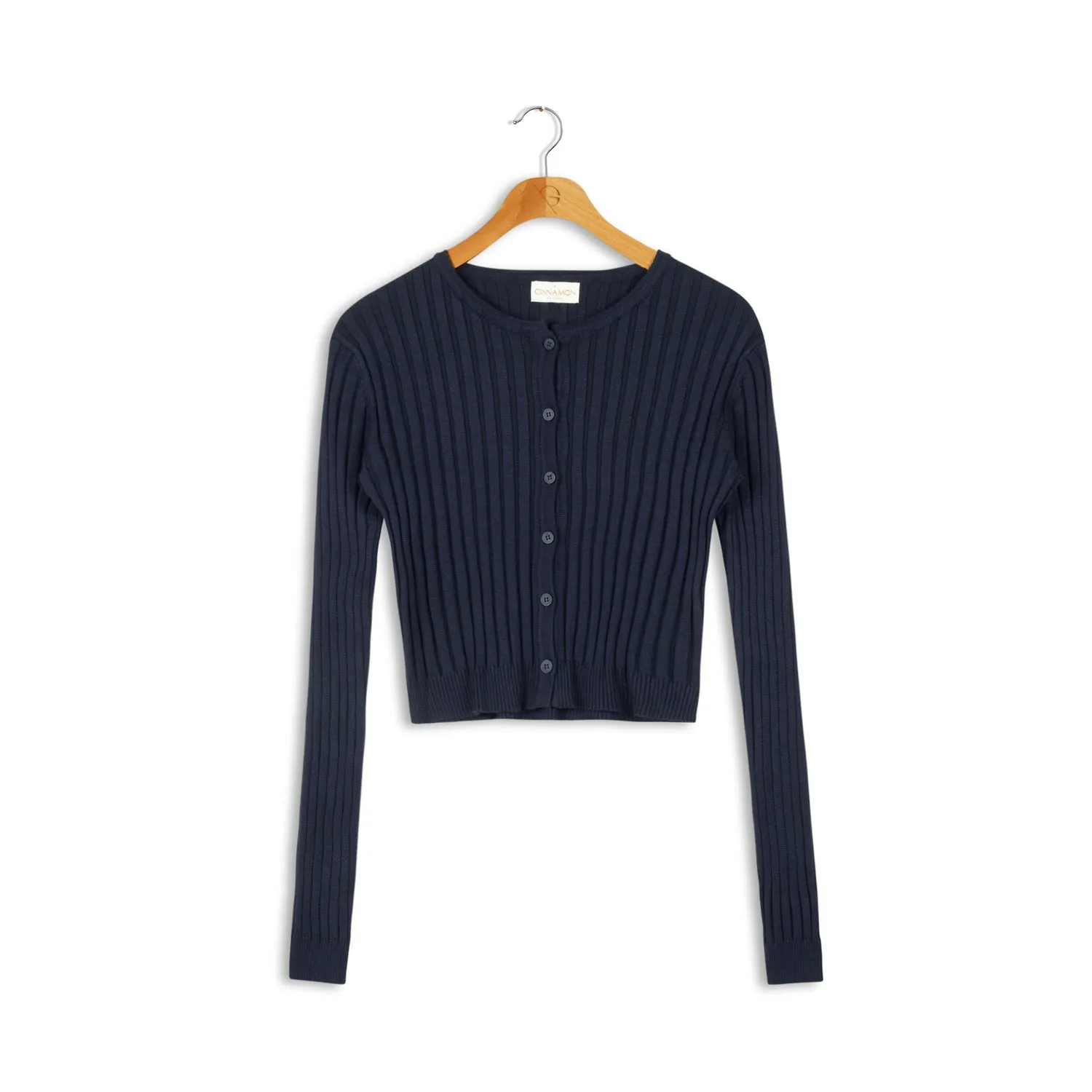 cinnamon cropped cardigan