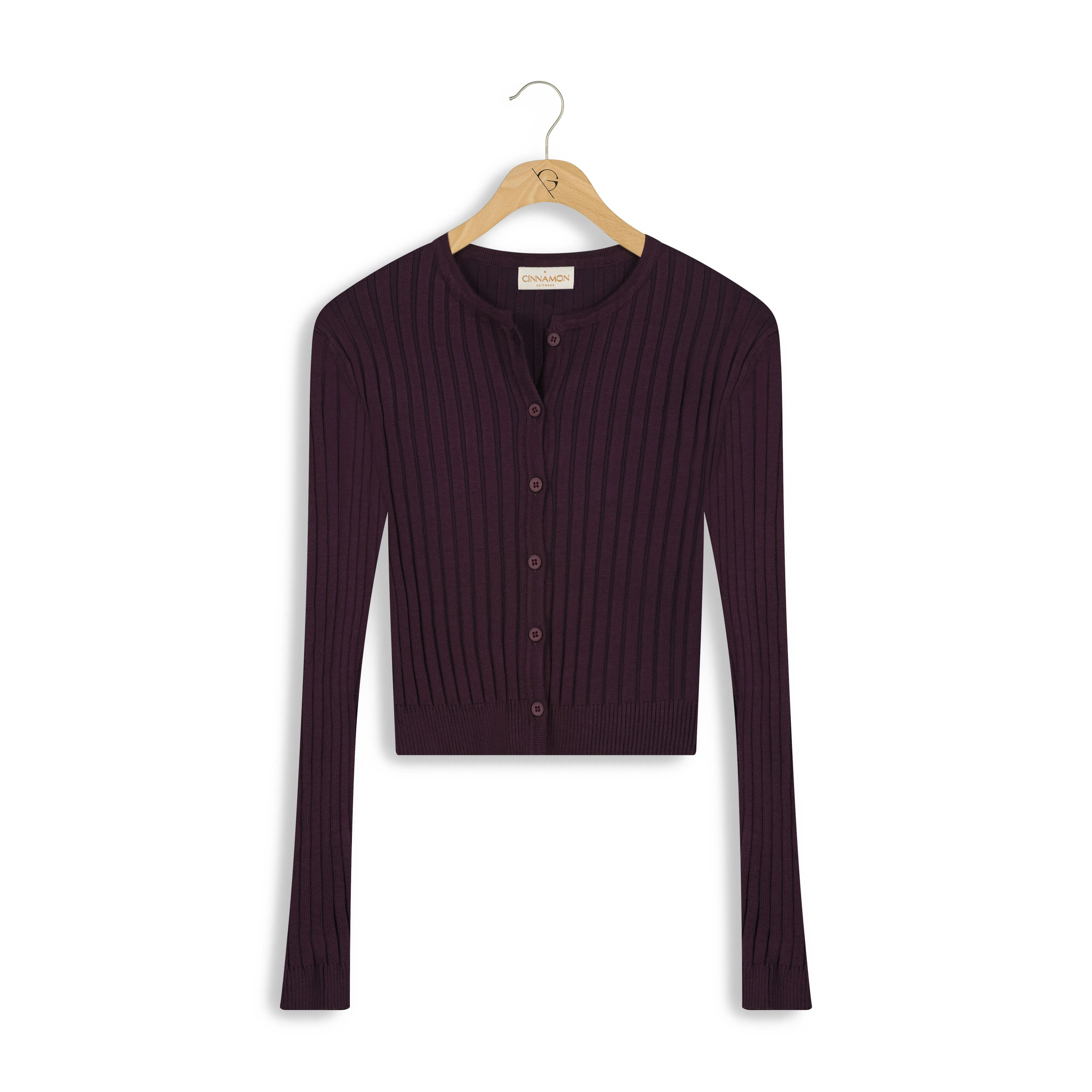cinnamon cropped cardigan