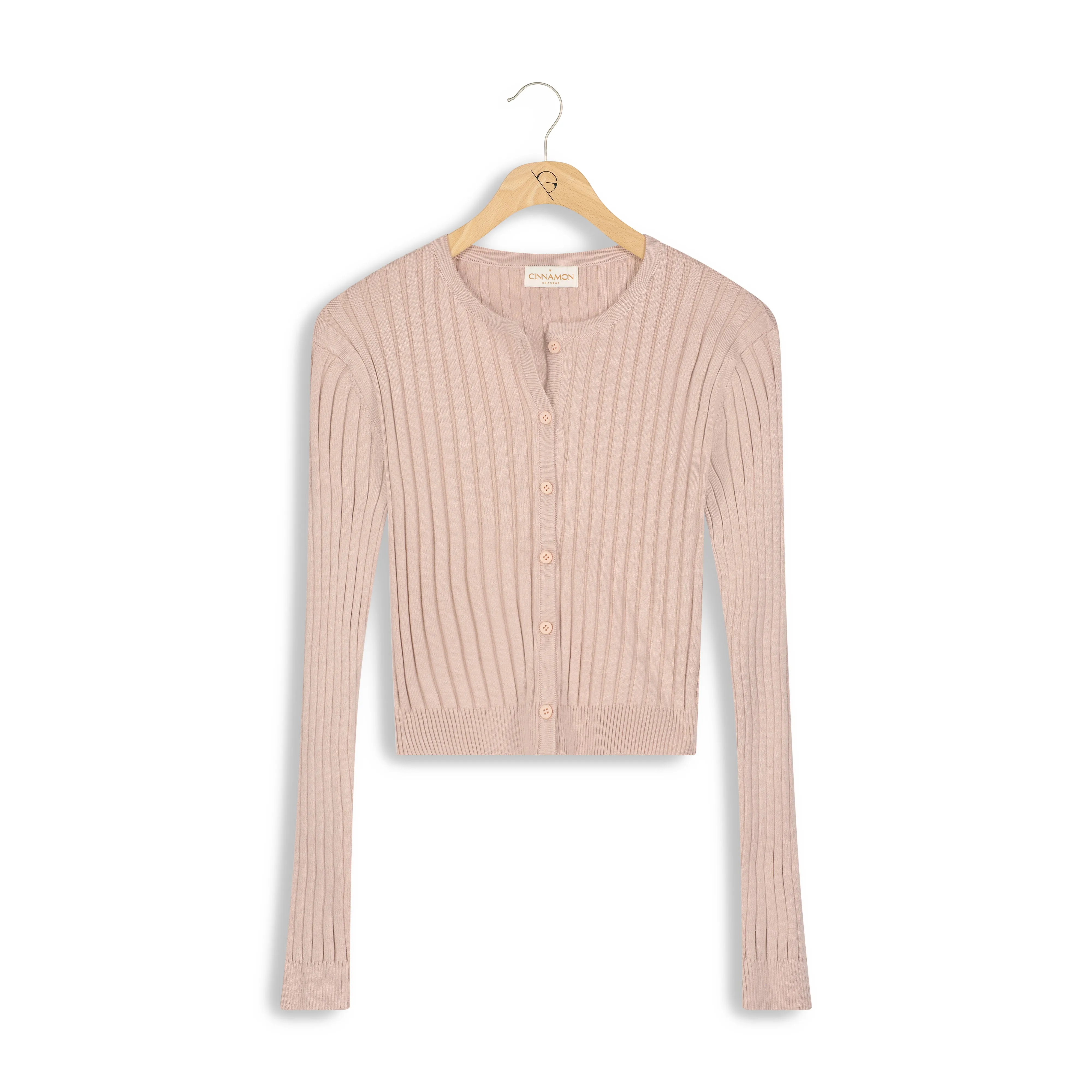 cinnamon cropped cardigan