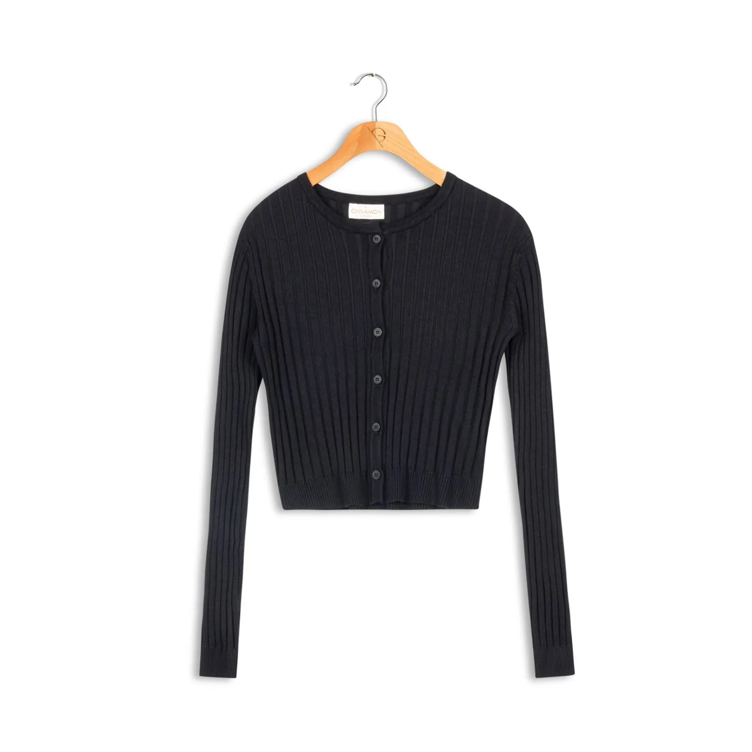 cinnamon cropped cardigan