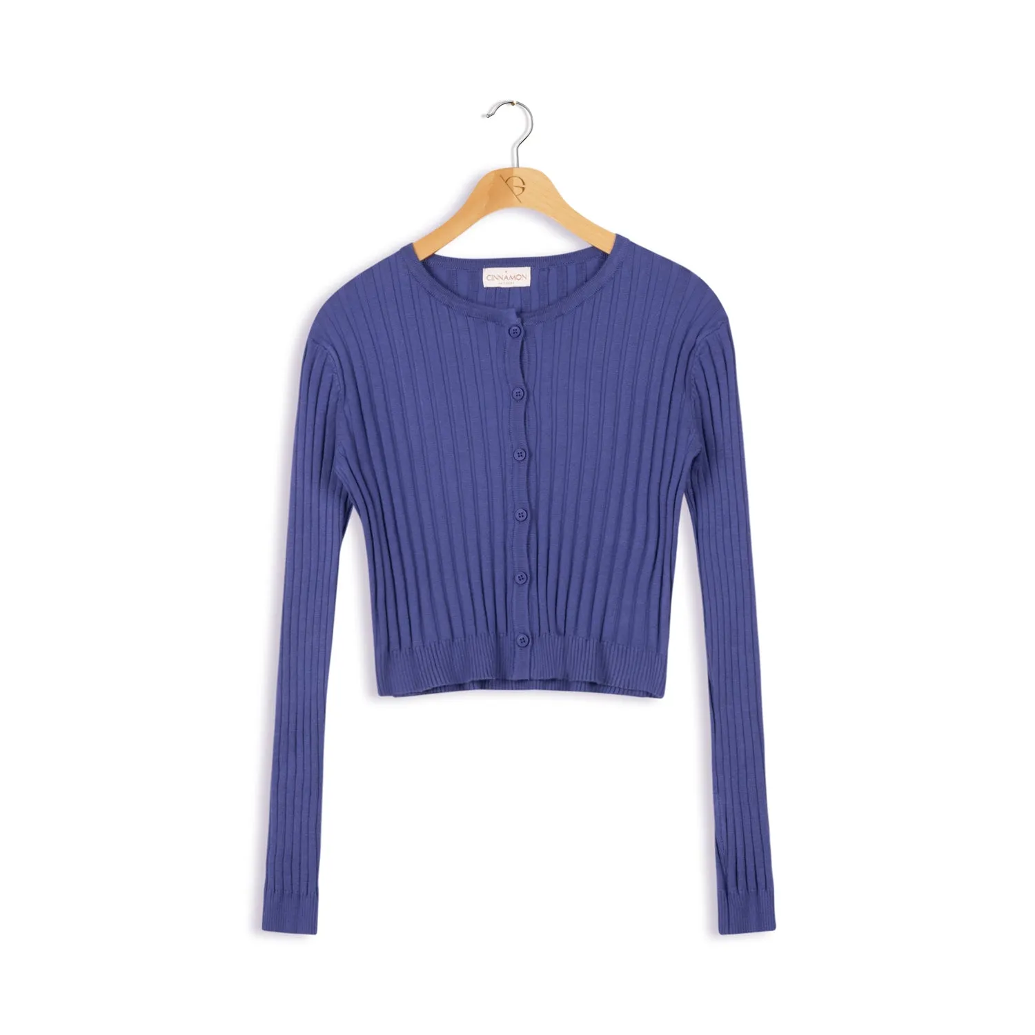 cinnamon cropped cardigan