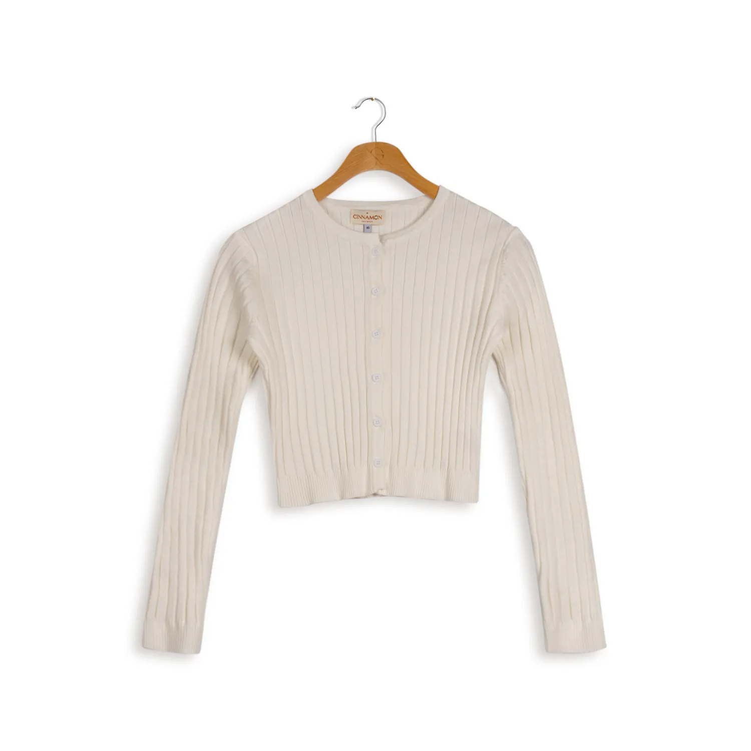cinnamon cropped cardigan
