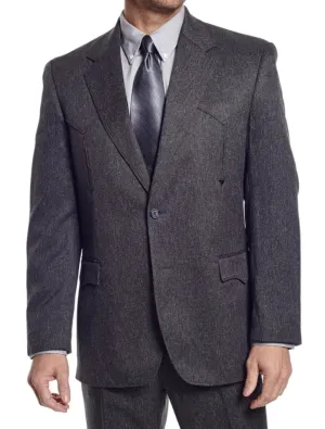 CIRCLE S MEN'S VEGAS WESTERN SPORT COAT - CHARCOAL