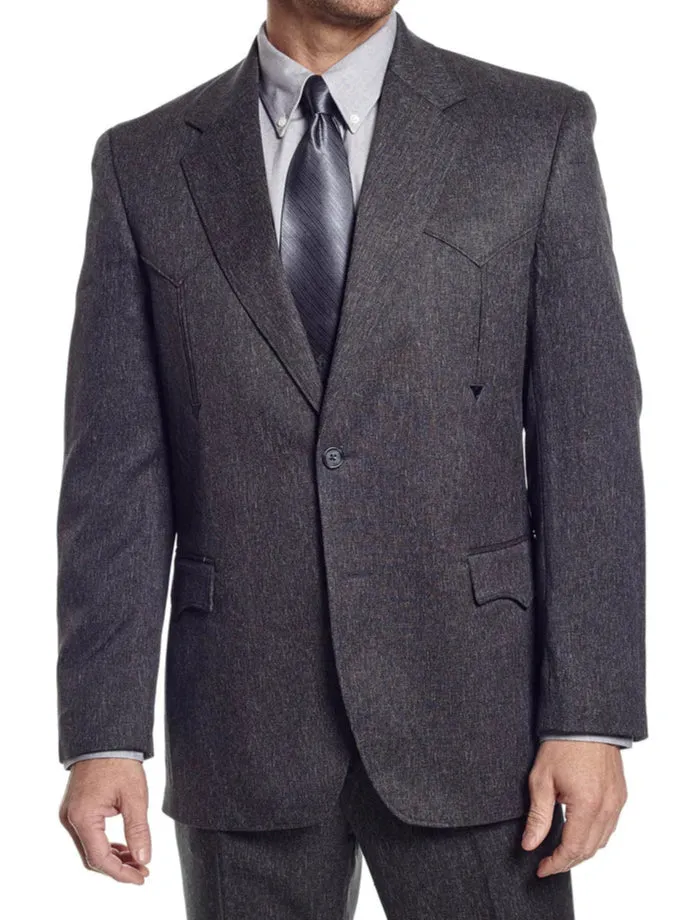 CIRCLE S MEN'S VEGAS WESTERN SPORT COAT - CHARCOAL