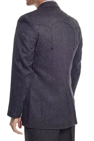 CIRCLE S MEN'S VEGAS WESTERN SPORT COAT - CHARCOAL