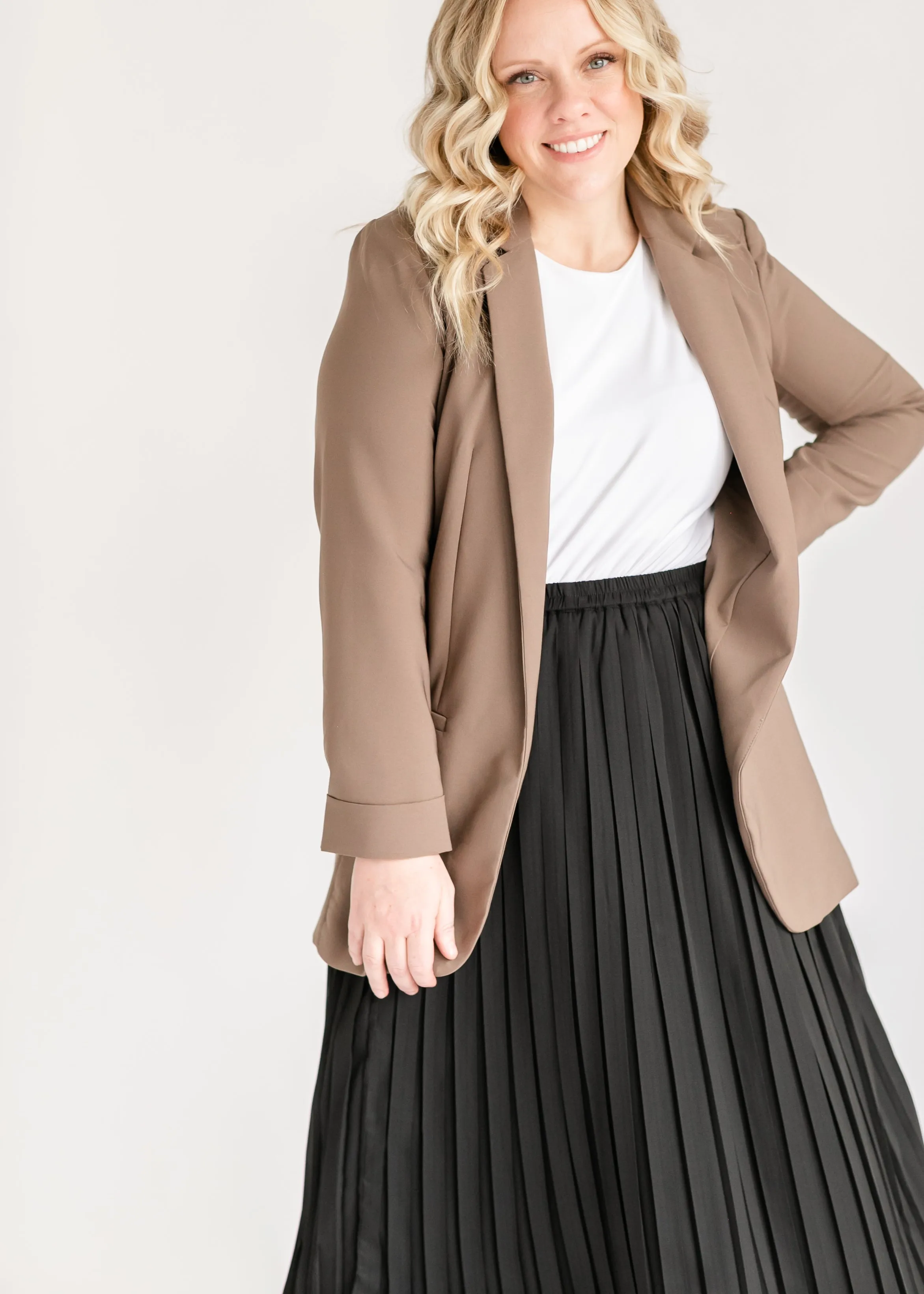 Classic Open Front Blazer - FINAL SALE