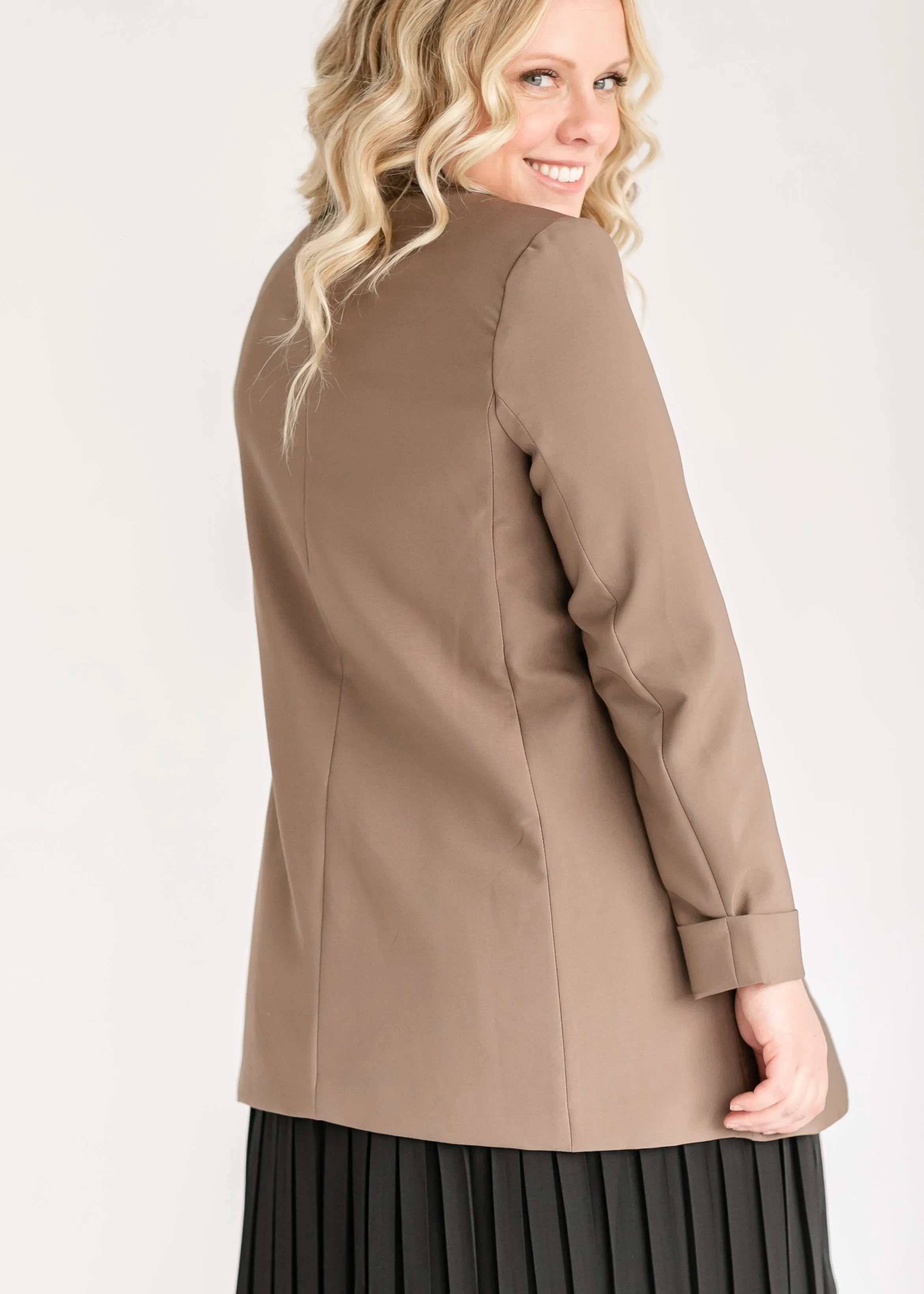 Classic Open Front Blazer - FINAL SALE