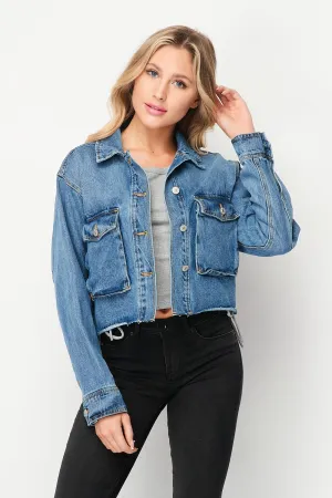 Cropped Jean Jacket