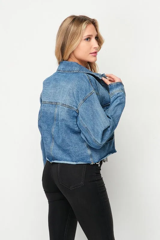 Cropped Jean Jacket