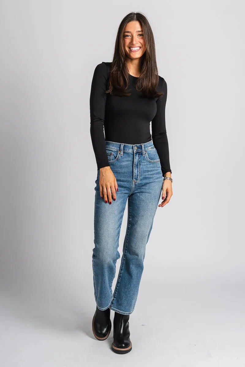 Daze Shygirl high rise crop flare jeans PDA