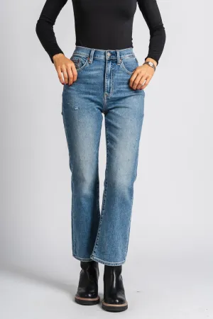 Daze Shygirl high rise crop flare jeans PDA