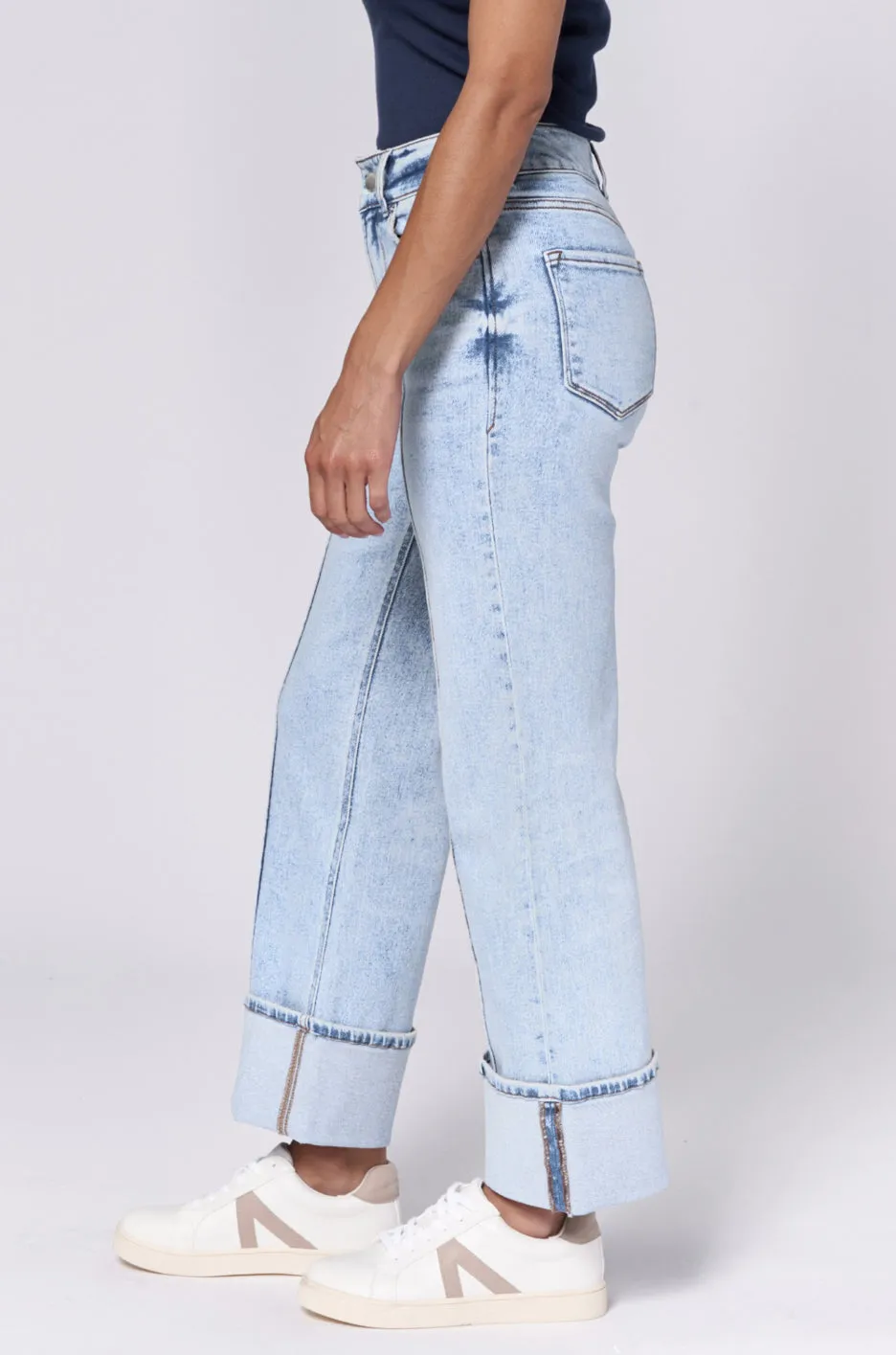 Dear John Holly High Rise Cuffed Hem Jeans Lakeshore