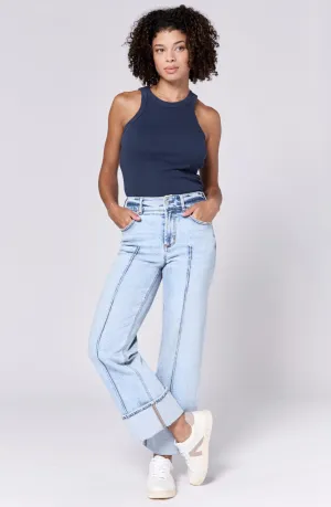 Dear John Holly High Rise Cuffed Hem Jeans Lakeshore