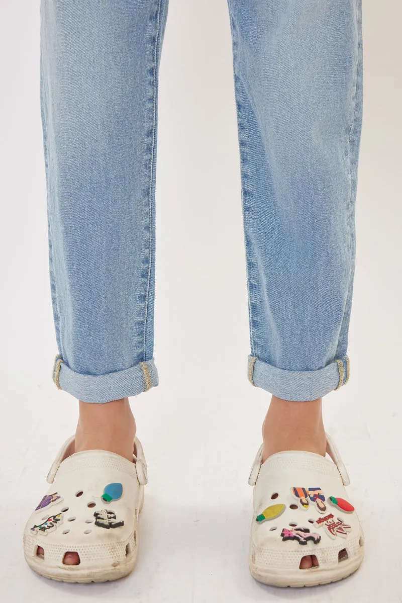 Halo Mid Rise Mini Mom Kid Jeans