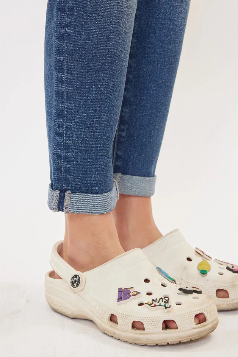 Halo Mid Rise Mini Mom Kid Jeans