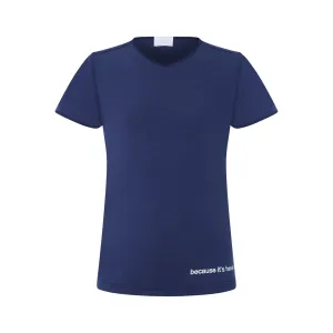Heven Child Royal Blue Short Sleeve V-Neck Tee