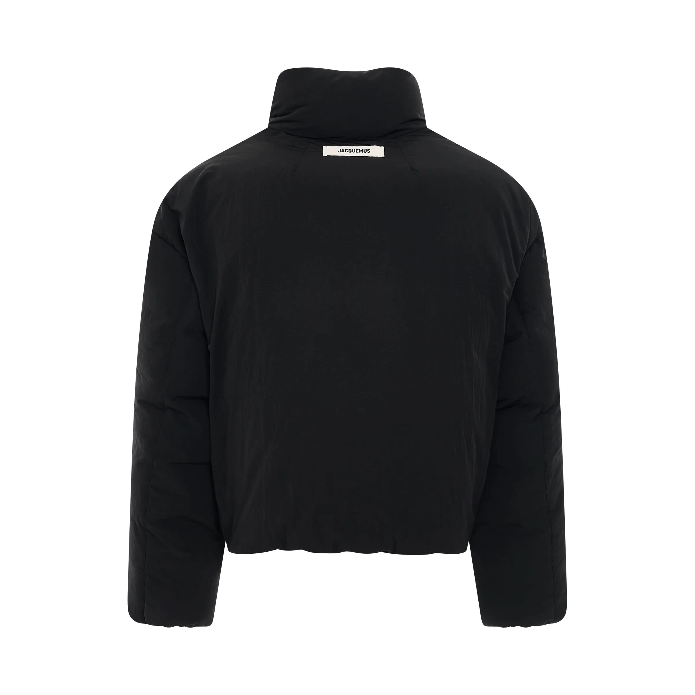 La Doudoune Cocon Button Down Jacket in Black