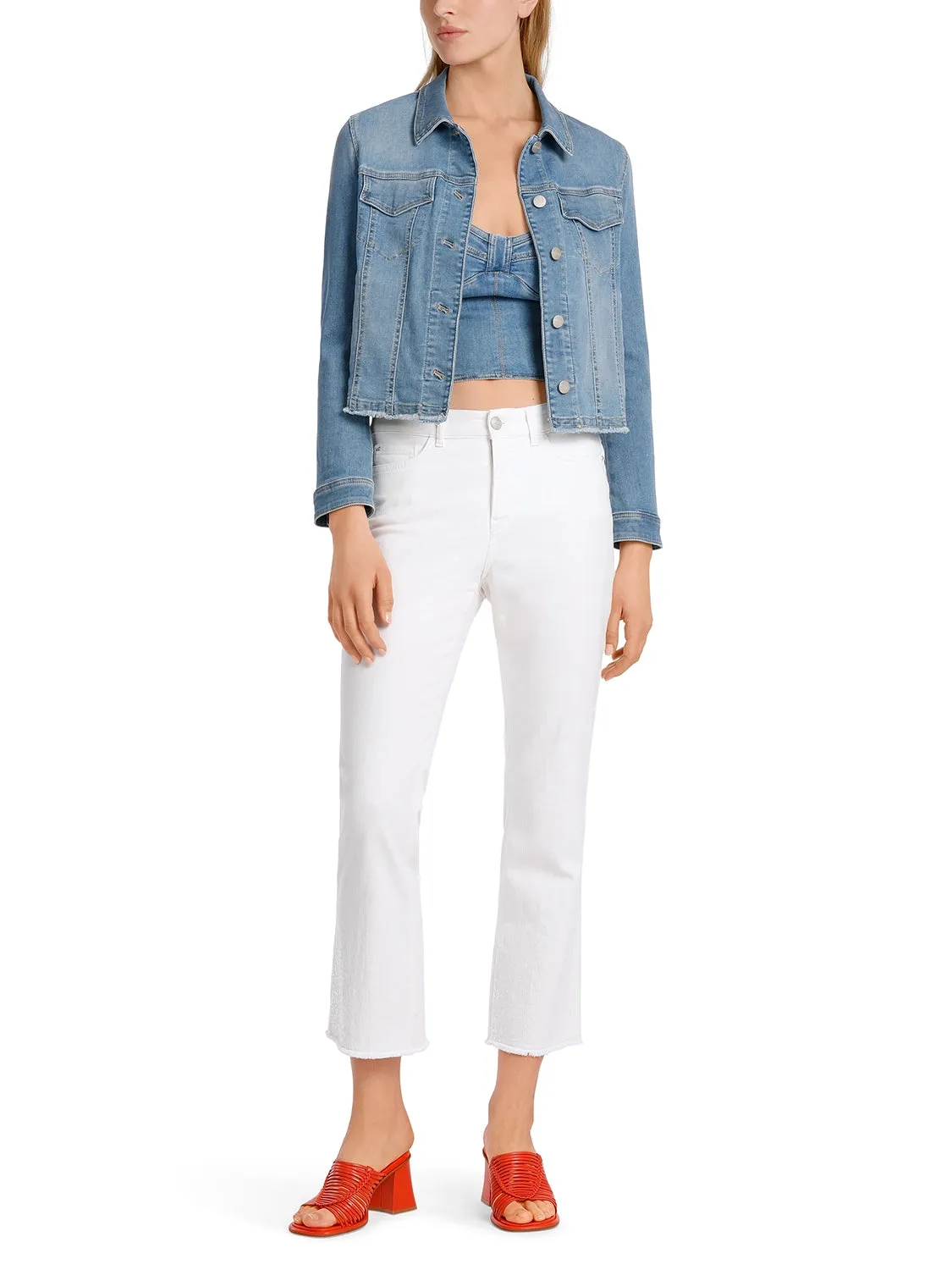 Marc Cain Fancy "Rethink Together denim jacket WA 31.20 D65