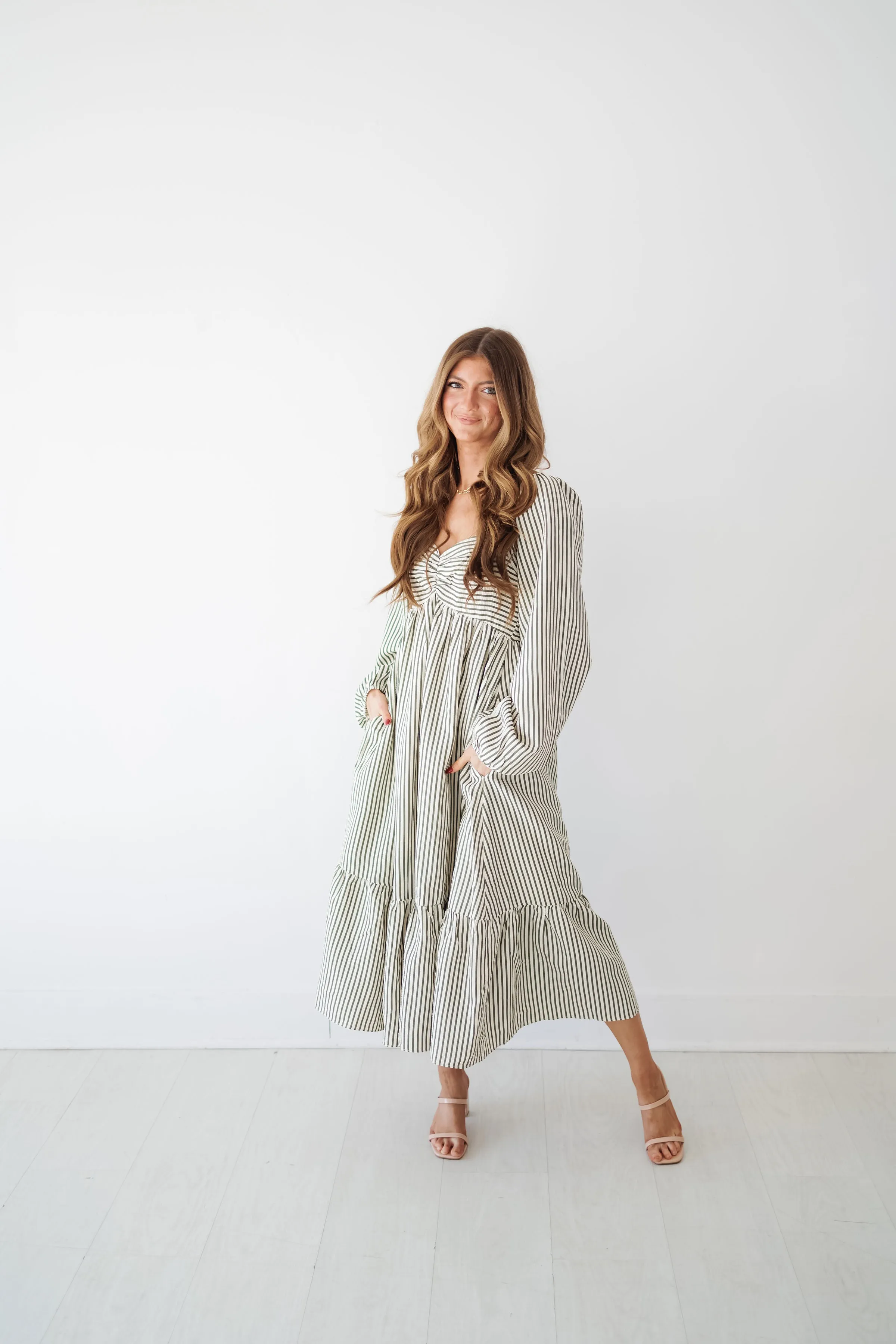 Mirabel Dress - Olive