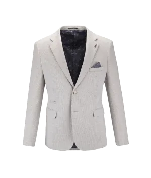 Modern Stylish Cotton Blend Jacket - Grey