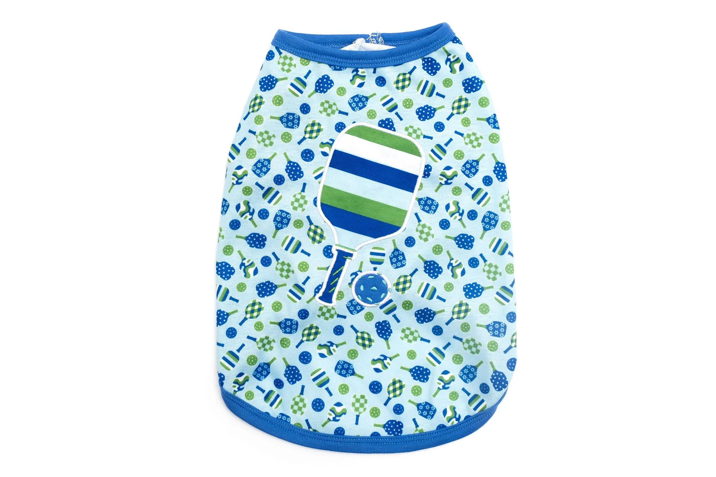Muscle Tees - Blue Pickleball - Dog Shirt