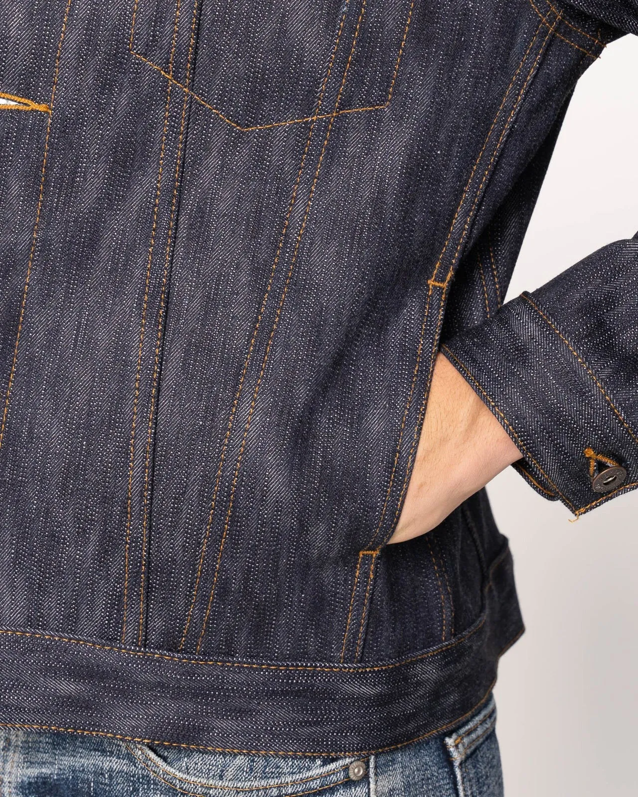 Naked & Famous Denim Jacket - Sakura Slub Selvedge