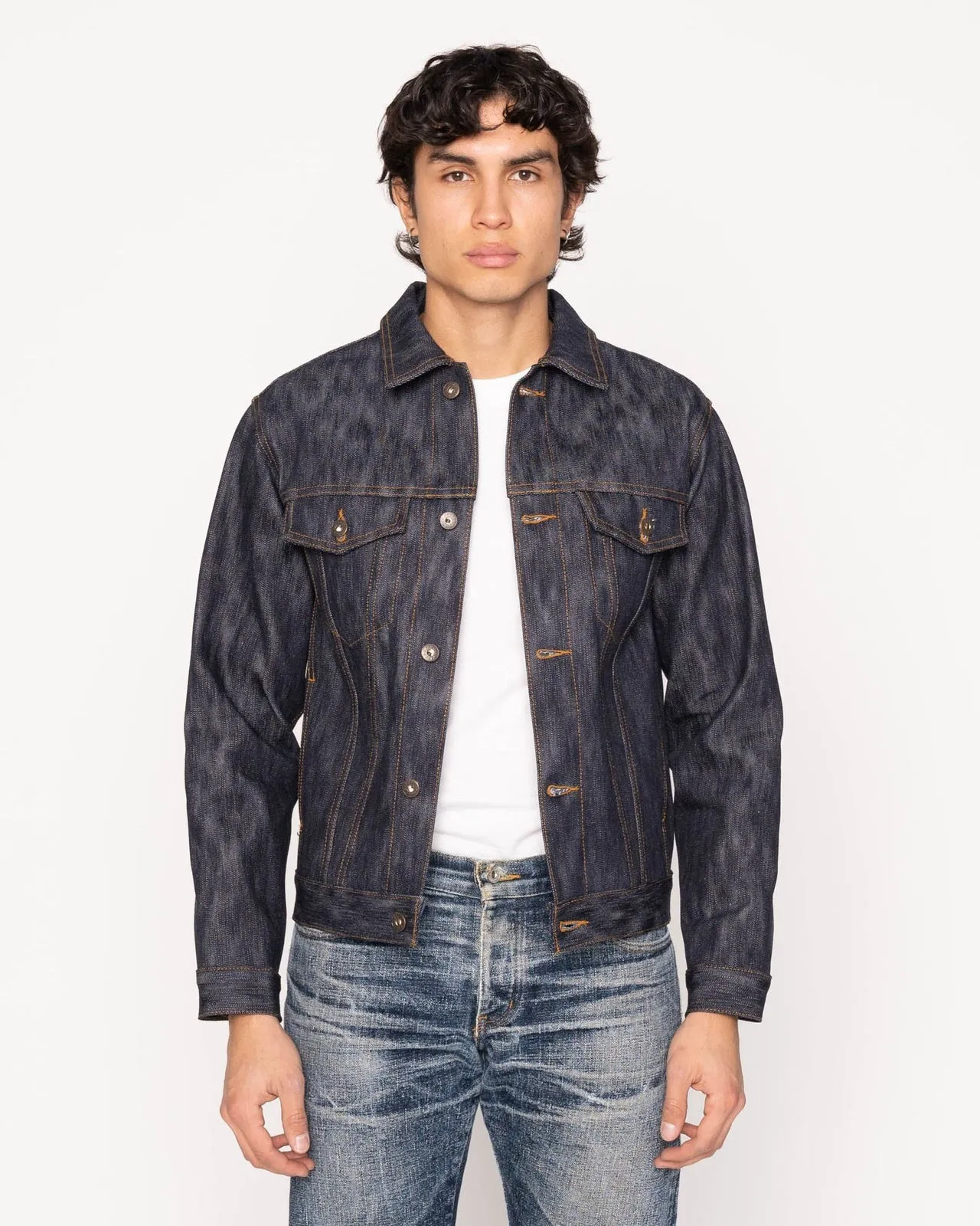 Naked & Famous Denim Jacket - Sakura Slub Selvedge