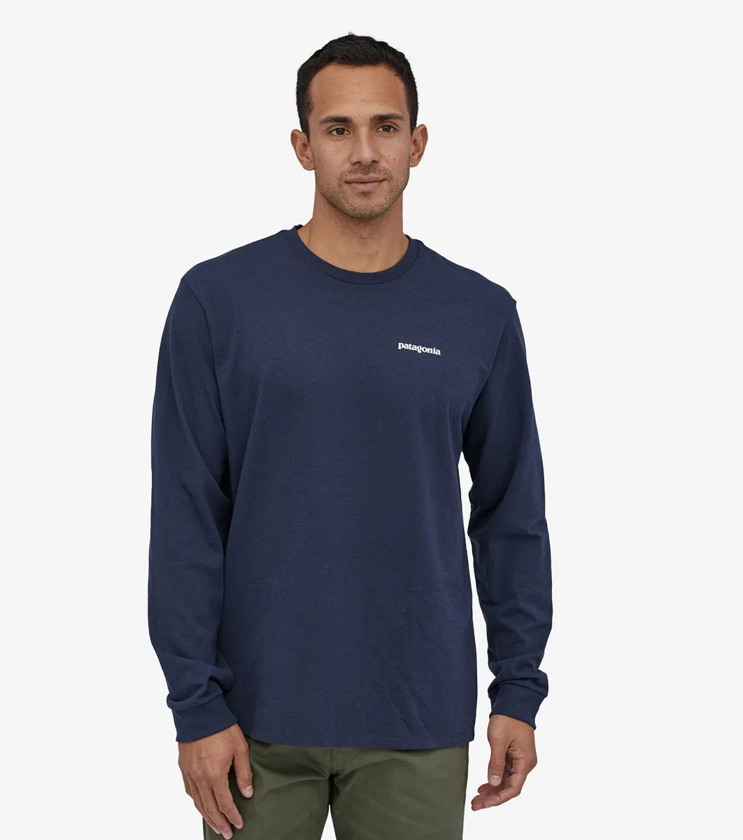 Patagonia - Men's Long-Sleeved P-6 Logo Responsibili-Tee® Classic Navy - 38518 - CLASSIC/NAVY