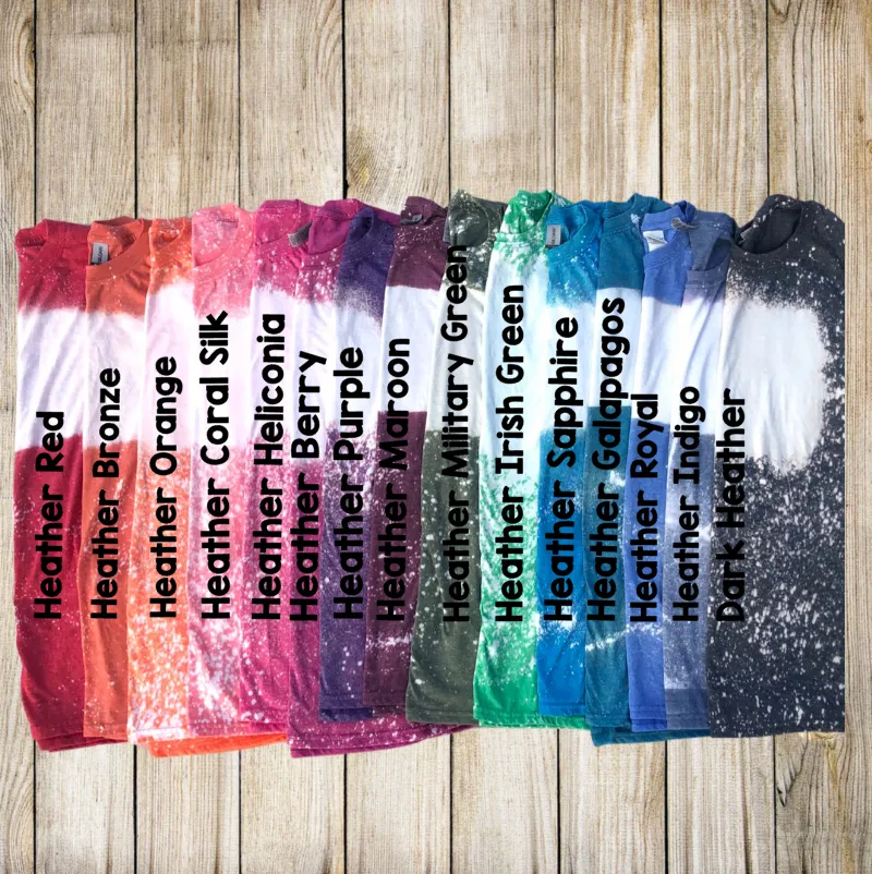 Peace love mom life tie dye bleached tee