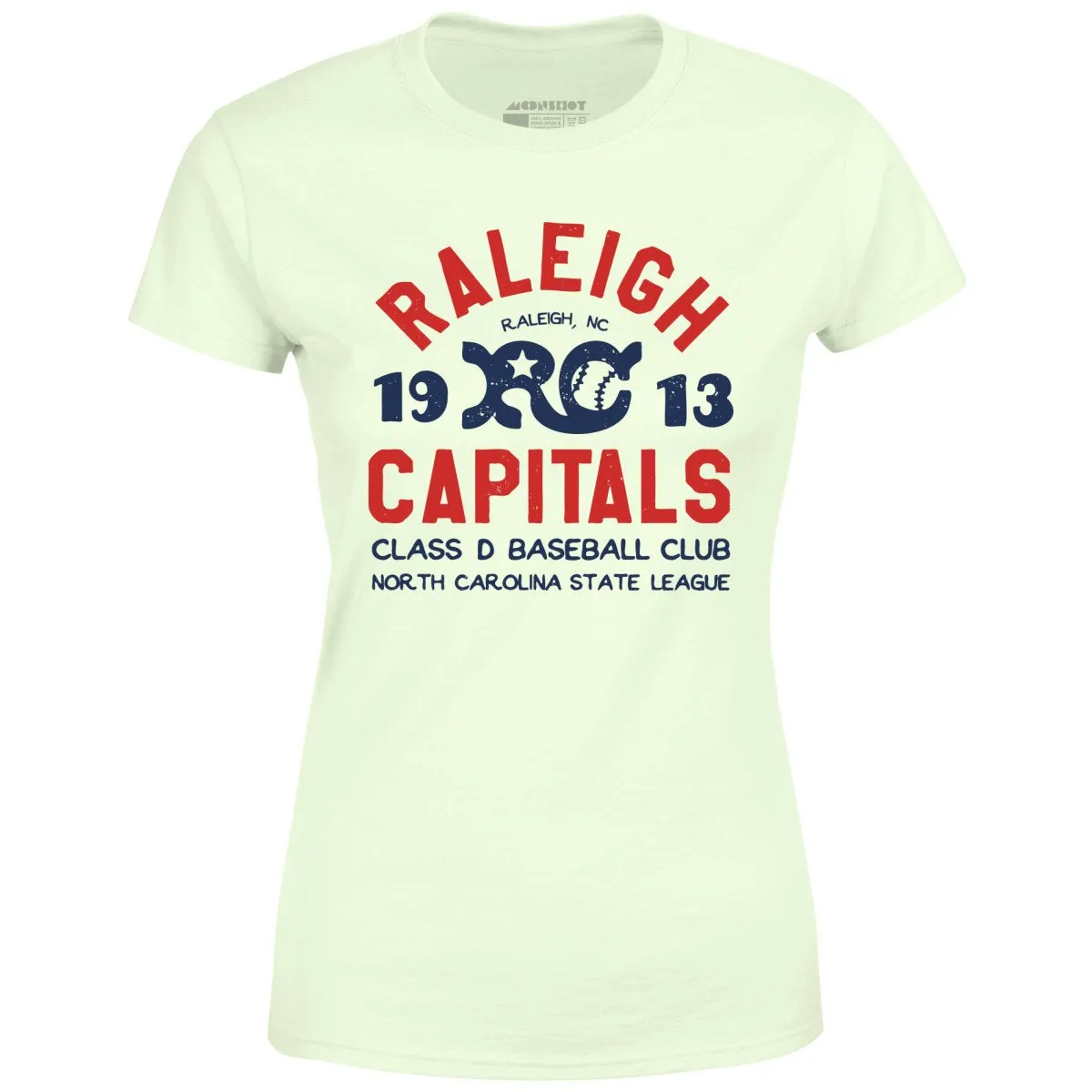Raleigh Capitals - North Carolina - Vintage Defunct Baseball Teams - Women's T-Shirt