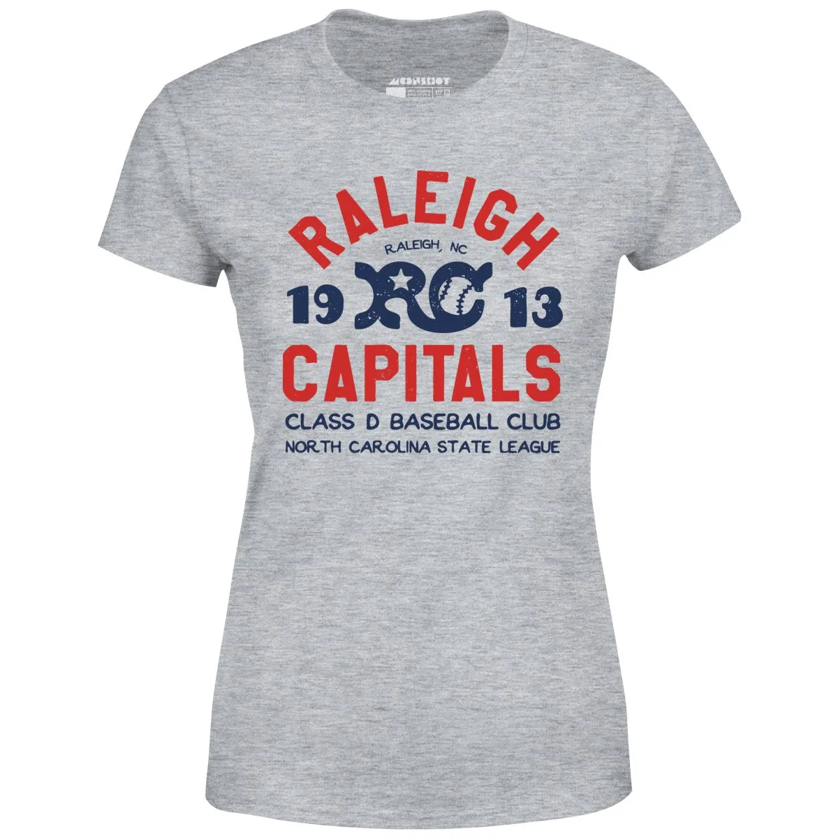 Raleigh Capitals - North Carolina - Vintage Defunct Baseball Teams - Women's T-Shirt